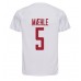 Maillot de foot Danemark Joakim Maehle #5 Extérieur vêtements Monde 2022 Manches Courtes